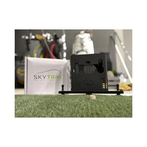 skytrak protective case on a golf mat